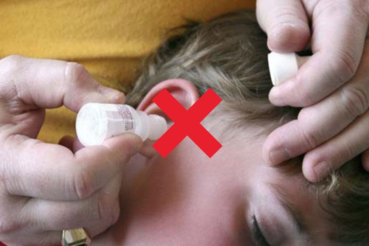 không nên tự ý nhỏ thuốc vào trong tai